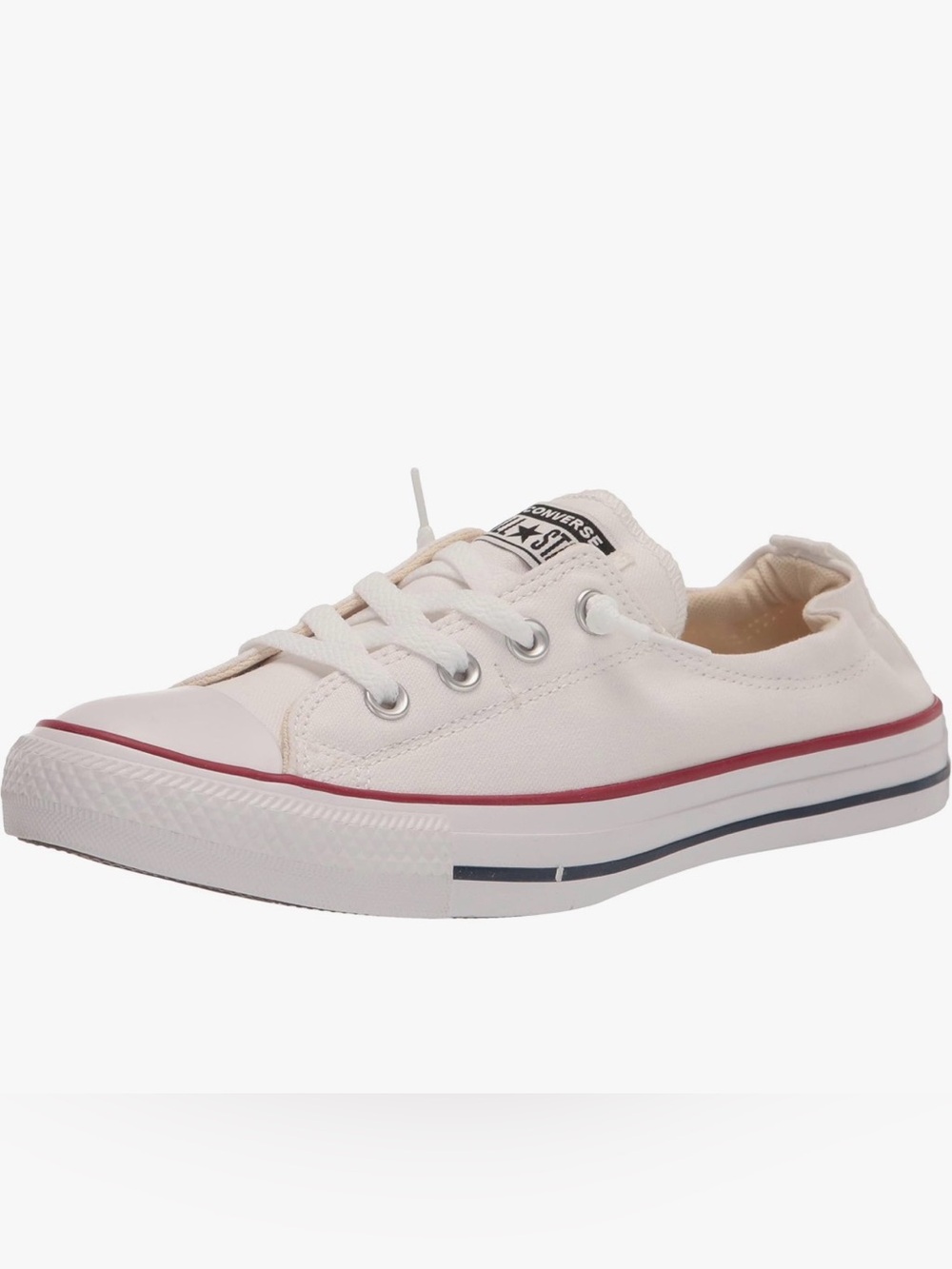 Converse Chuck Taylor All Star Shoreline Womens 7.5 Slip Cream Canvas Sneaker
